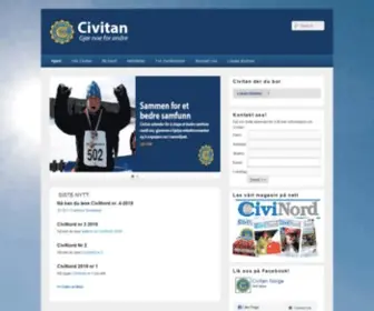 Civitan.no(For en bedre samfunnsånd) Screenshot