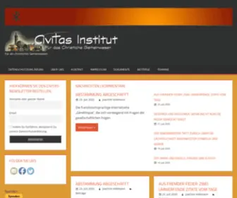 Civitas-Institut.de(Das Civitas) Screenshot