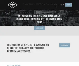 Civlchicago.com(The mission of CIVL) Screenshot