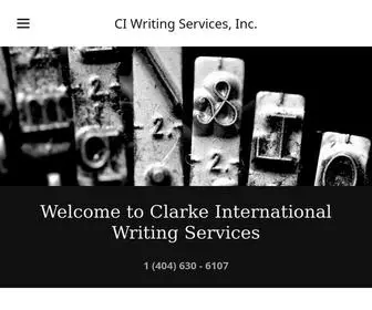 Ciwritingserv.com(CI Writing Services) Screenshot