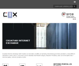 Cix.hr(Croatian Internet eXchange) Screenshot