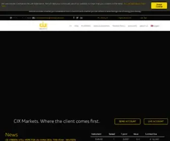 Cixmarkets.com(CIX Markets Home) Screenshot