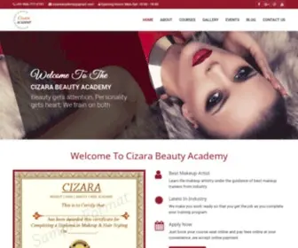 Cizaraacademy.com(Cizara Academy Best Makeup & Styling Training Vikaspuri Delhi) Screenshot