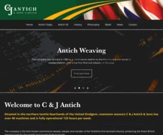 CJ-Antich.com(Commission Weavers in the UK) Screenshot