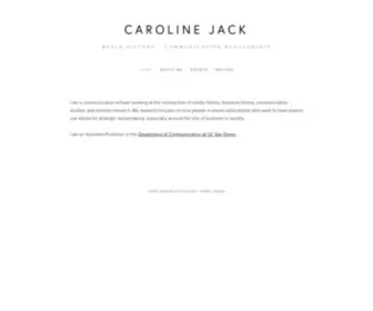 Cjack.org(Caroline Jack) Screenshot