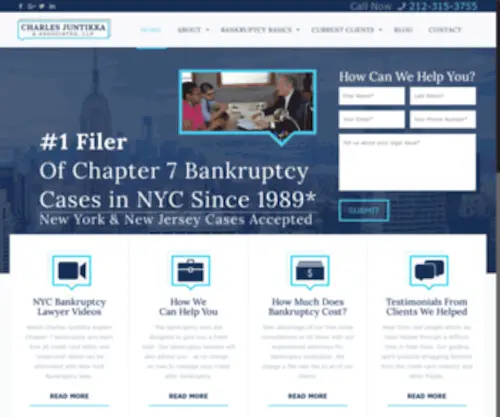 Cjalaw.com(New York Bankruptcy Lawyers in NYC) Screenshot