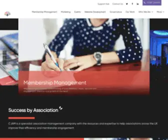 Cjam.co.uk(Association Management Specialists) Screenshot