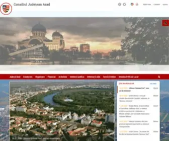 Cjarad.ro(Consiliul Judetean Arad) Screenshot