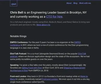 Cjbell.co(Chris Bell) Screenshot