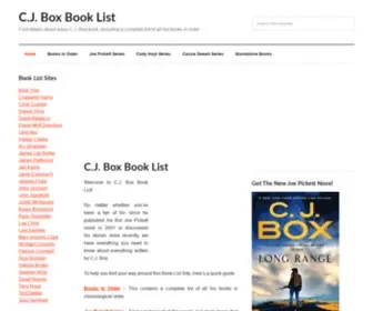 Cjboxbooklist.com(Box Book List) Screenshot