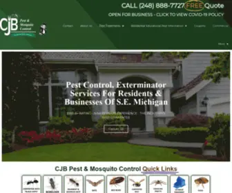 CJbpest.net(Pest Control Service Auburn Hills MI) Screenshot