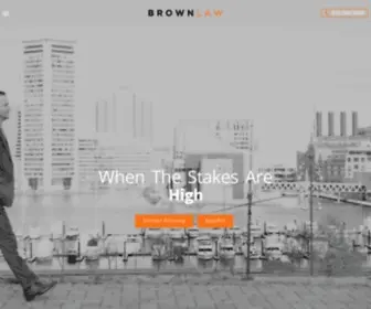 CJbrownlaw.com(Justin Brown) Screenshot
