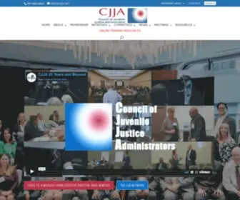 Cjca.net(CJJA The Council of Juvenile Justice Administrators) Screenshot