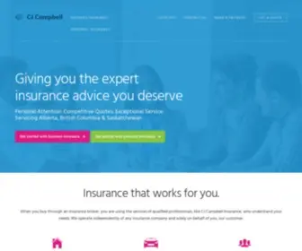 Cjcampbell.com(CJ Campbell Insurance) Screenshot