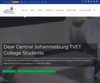 CJC.edu.za(Central Johannesburg TVET College) Screenshot