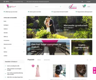 CJchoice.nl(De online specialist in Bruidsmode & Bruidsaccessoires & Trouwartikelen) Screenshot