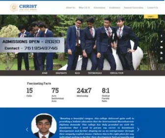 Cjcib.in(Top IB Schools in Bangalore) Screenshot