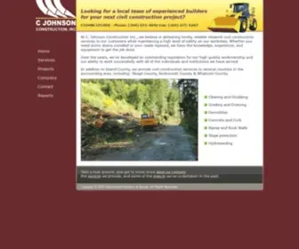 Cjcinc.com(C Johnson Construction Inc) Screenshot