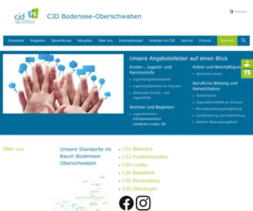 CJD-Bodensee-Oberschwaben.de(Das CJD im Raum Bodensee) Screenshot