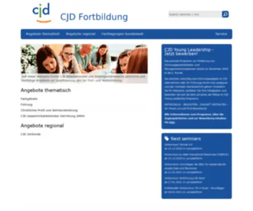 CJD-Fortbildung.de(CJD Fortbildung) Screenshot