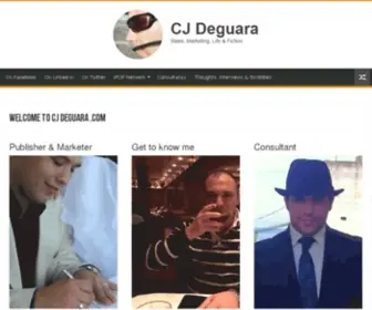 Cjdeguara.com(CJ DeGuara) Screenshot