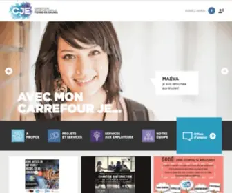 Cje-Pierredesaurel.com(Carrefour Jeunesse) Screenshot