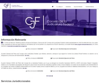 CJF.gob.mx(Consejo de la Judicatura Federal) Screenshot