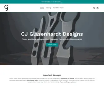 CJglasdesigns.com(CJ Glasenhardt Designs) Screenshot