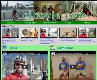 Cjhoyle.com(YouTuber, Musician, Cyclist) Screenshot