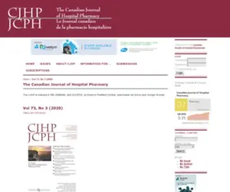CJHP-Online.ca(The Canadian Journal of Hospital Pharmacy) Screenshot