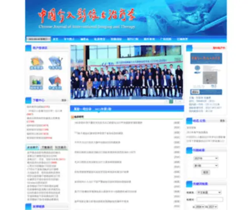 Cjiit.com(欢迎访问《中国介入影像与治疗学》网站) Screenshot