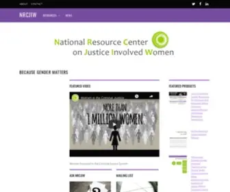 Cjinvolvedwomen.org(NRCJIW) Screenshot