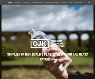 CJK.co.uk(CJK Packaging are a family run business) Screenshot