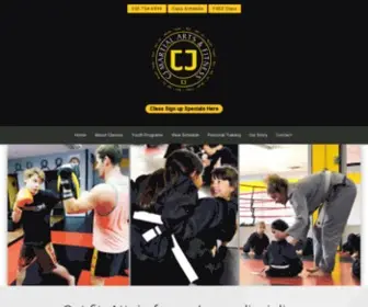 Cjmartialartsnanaimo.ca(CJ Martial Arts & Fitness) Screenshot