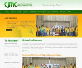 CJMC.edu.np(College of Journalism and Mass Communication (CJMC)) Screenshot