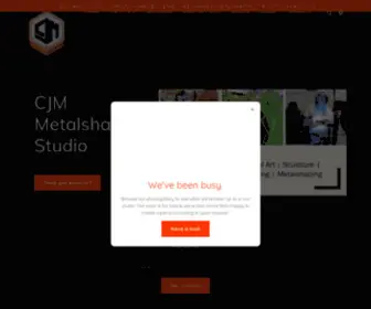 CJmmetalshaping.com(CJM Metalshaping Inc) Screenshot