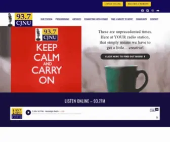 Cjnu.ca(Home) Screenshot