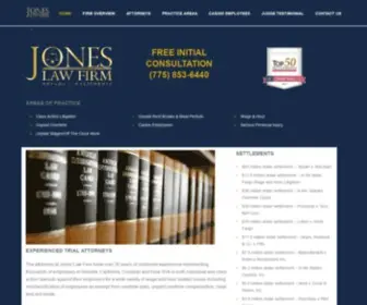 Cjoneslawfirm.com(Jones Law Firm l Reno Nevada) Screenshot