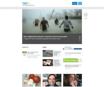 CJP.org(CJP's mission) Screenshot