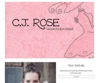 Cjrosefashionboutique.com(C J Rose Fashion Boutique) Screenshot