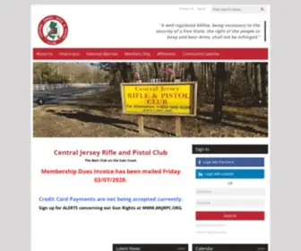 CJRPC.org(Central Jersey Rifle & Pistol Club) Screenshot