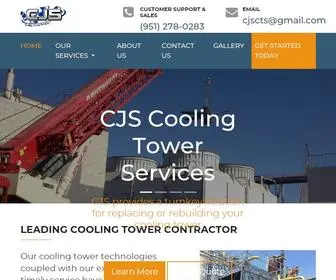 CJscoolingtowerservices.com(Cooling Tower Service Contractor) Screenshot