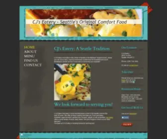 Cjseateryseattle.com(CJ's Eatery) Screenshot