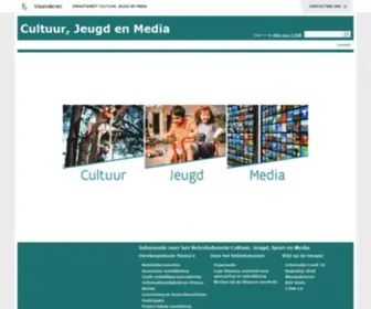 CJSM.be(Cultuur, Jeugd en Media) Screenshot