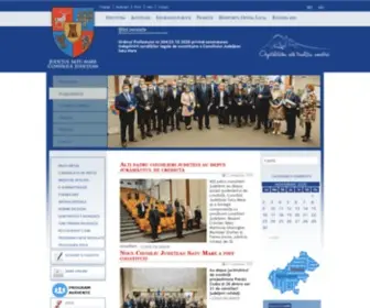 CJSM.ro(CONSILIUL JUDETEAN SATU MARE) Screenshot