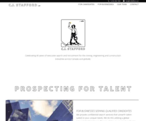 CJstafford.com(Prospecting for Talent) Screenshot