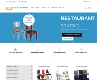 Cjtablesandchairs.com(CJ Tables and Chairs) Screenshot