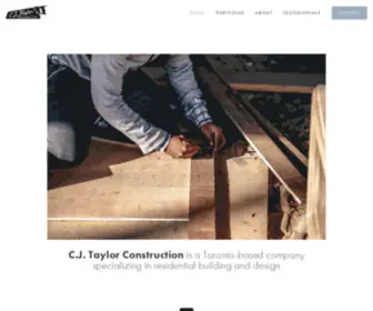 Cjtaylor-Construction.com(Taylor Construction) Screenshot