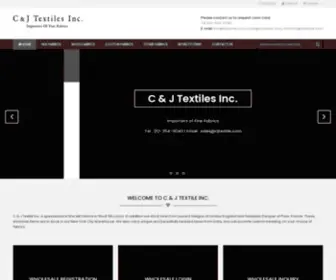 Cjtextile.com(C & J TEXTILE) Screenshot