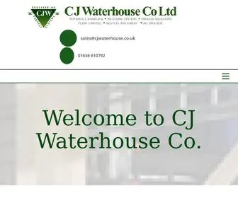 Cjwaterhouse.co.uk(Bepoke Materials Handling Equipment) Screenshot